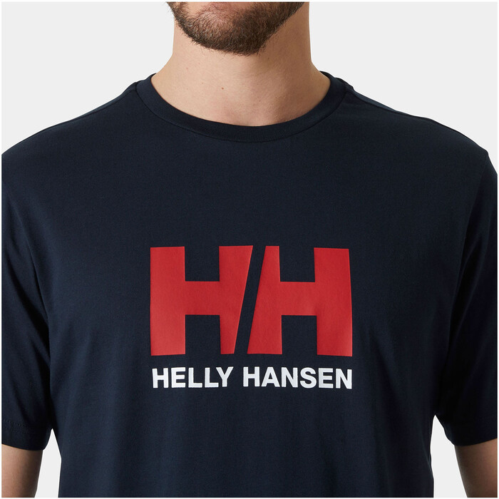 2024 Helly Hansen Mens Logo T-shirt 2.0 30396 - Navy